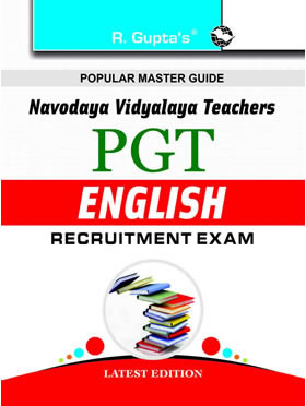 RGupta Ramesh Navodaya Vidyalaya: PGT (English) Recruitment Exam Guide English Medium